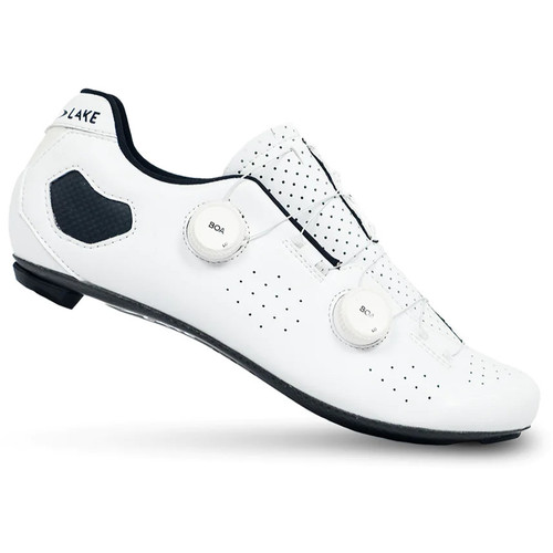 Lake CX333-N White / White Microfiber Road Shoe