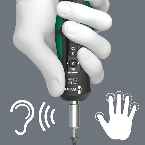 Wera 7515 Kraftform Torque Wrench Set 2-6Nm 7 Piece