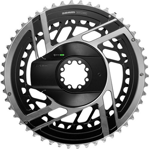 SRAM Red AXS E1 Power Meter/Chainring Kit 46/33T Black/Silver