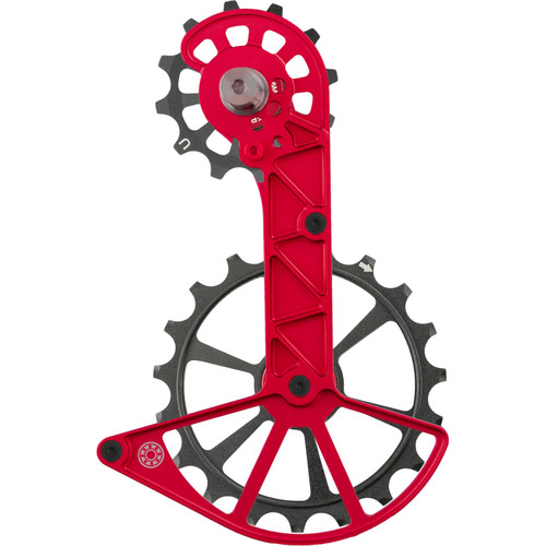 Kogel Kolossos Oversized Pulley Cage Shimano Road 12spd Red