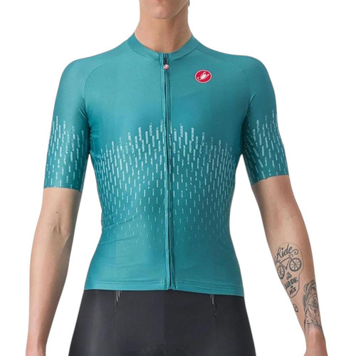 Castelli Aero Pro Jersey Womens Quetzal Green