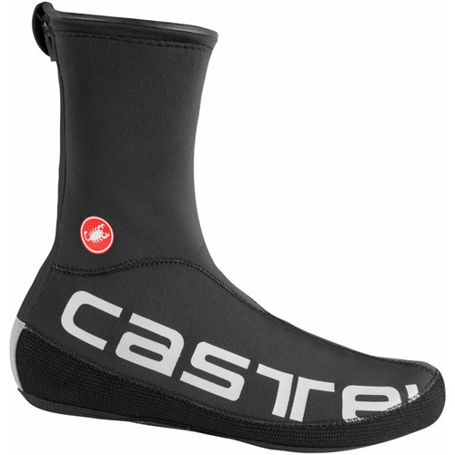 Castelli Diluvio UL Shoecover Black/Silver Reflex