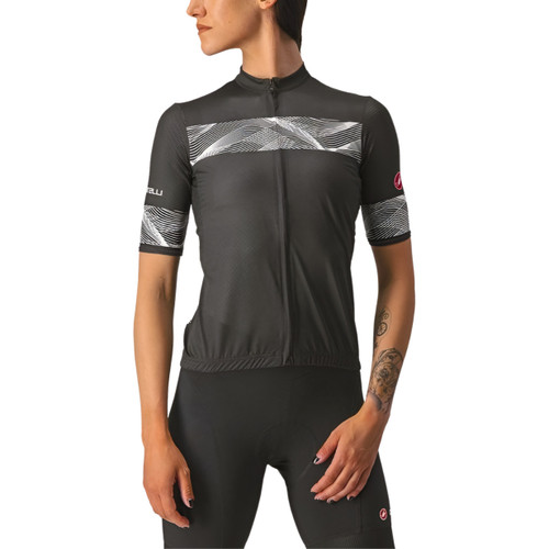 Castelli Fenice Jersey Womens Light Black/White