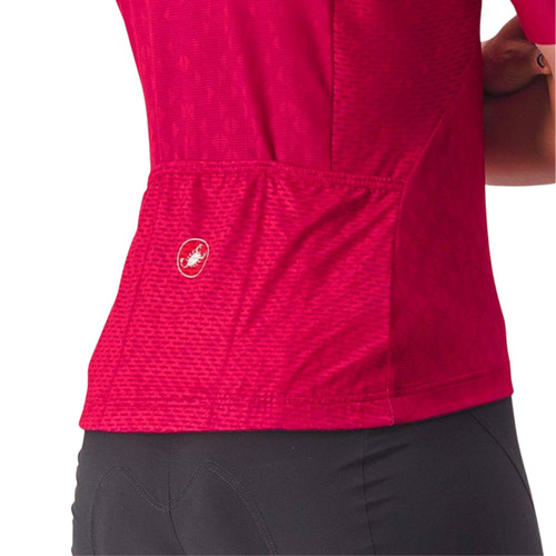 Castelli Pezzi Jersey Womens Persian Red
