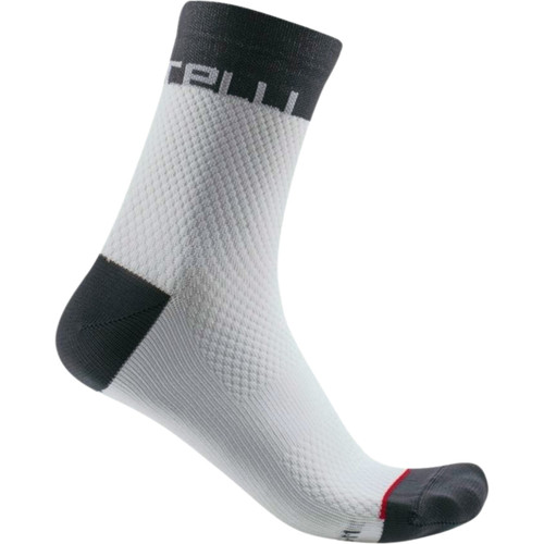 Castelli Velocissima 12 Socks White/Dark Gray