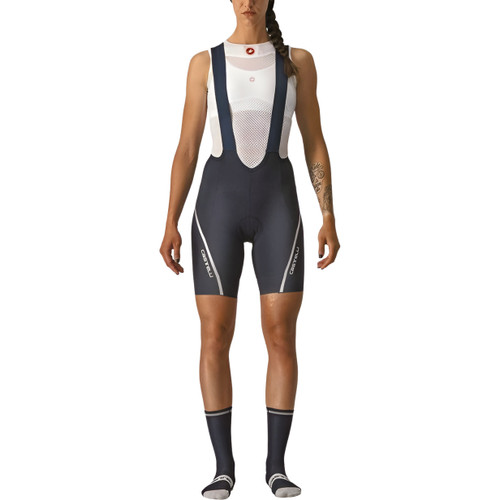 Castelli Velocissima 3 Bibshort Womens Savile Blue/Silver