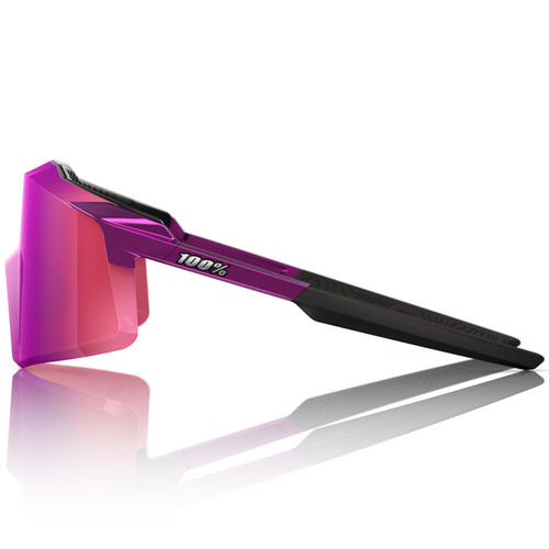 100% Aerocraft Sunglasses Gloss Purple Chrome Purple Mirror