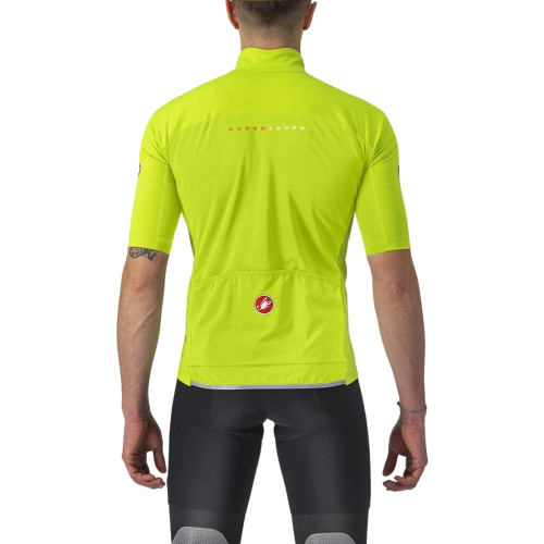Castelli Perfetto RoS 2 Wind Jersey Electric Lime