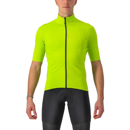 Castelli Perfetto RoS 2 Wind Jersey Electric Lime