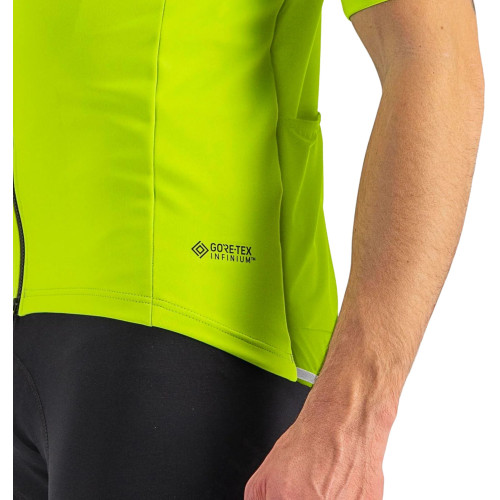 Castelli Perfetto RoS 2 Wind Jersey Electric Lime