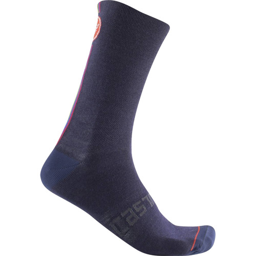 Castelli Racing Stripe 18 Socks Savile Blue