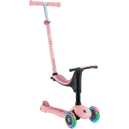 Globber Go Up Sporty Lights V2 Pastel Pink/Deep Pink