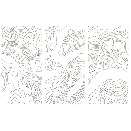 Restrap Bicycle Protection Kit White Contour Lines