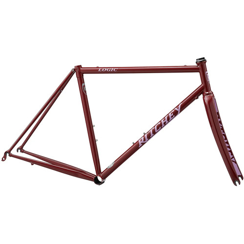 Ritchey Frameset Road Logic Frame Kit Red W/Pink Logo