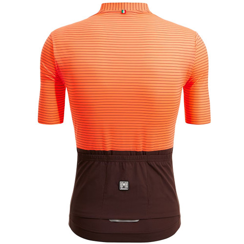 Santini Colore Riga Jersey Fluro Orange