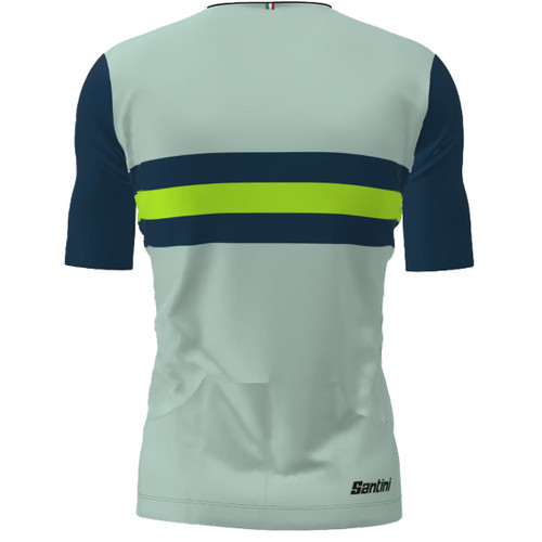 Santini Cupio Short Sleeve Tri Top Fluro Green