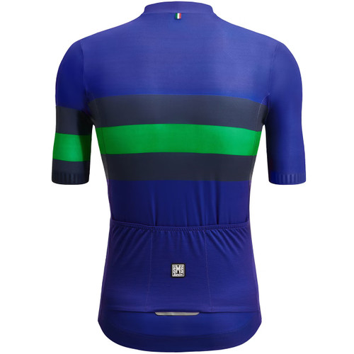 Santini Eco Sleek Bengal Jersey Nautica Blue