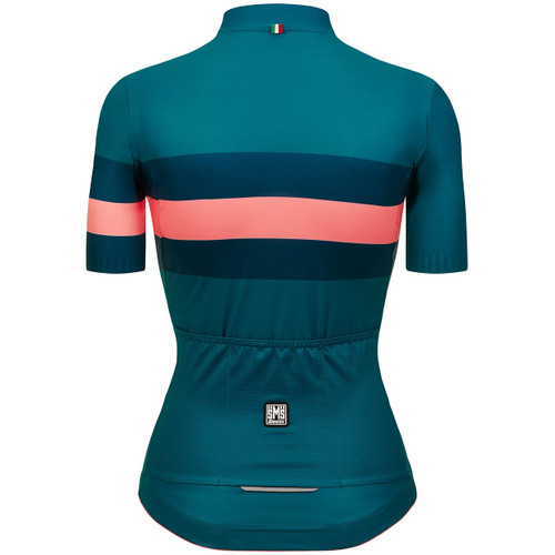 Santini Eco Sleek Bengal Jersey Womens Teal