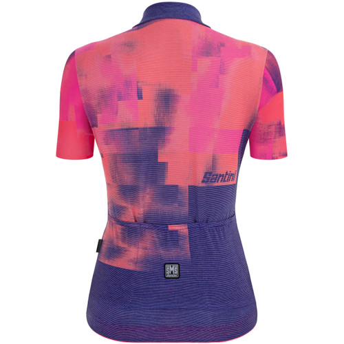 Santini Forza Indoor Jersey Womens Orange Purple