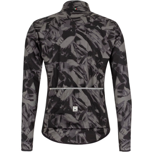 Santini Gravel Nebula Windbreaker Jacket Grey Camo