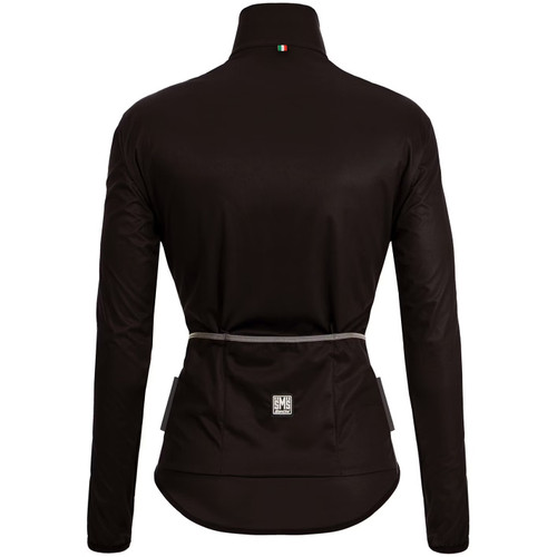 Santini Nebula Puro Windbreaker Jacket Womens Black Nero