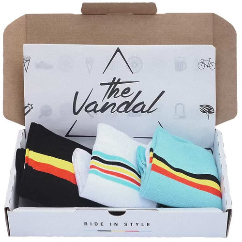 The Vandal Belgian Cycling Socks Giftbox Mixed