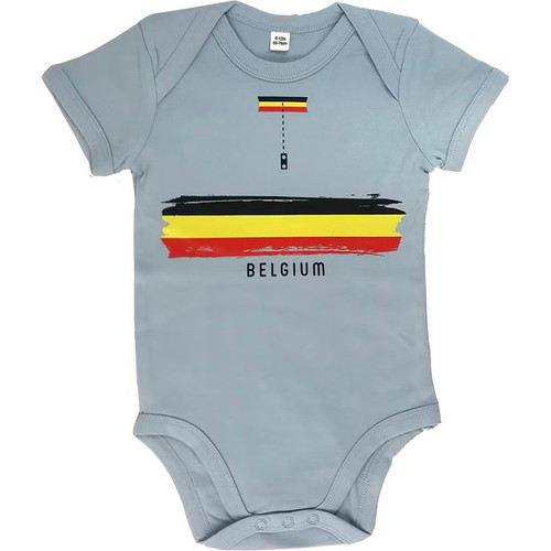 The Vandal Little Belgian Baby Bodysuit Light Blue