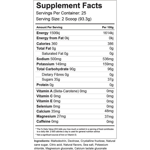 Infinit Nutrition Premium Fuel 90g Carbs Single Serve Box Of 10