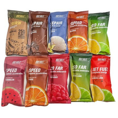 Infinit Nutrition Sample Pack Mix Of 10x Single Serves