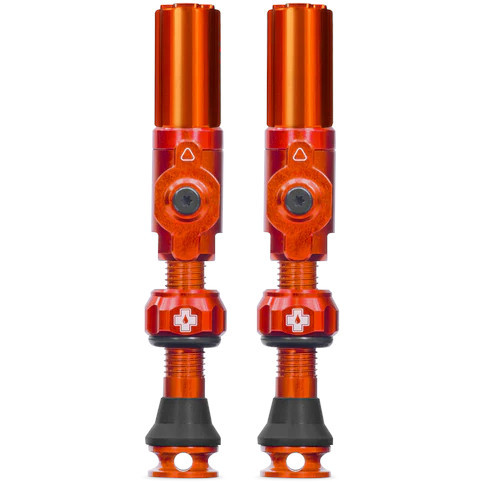 Muc-Off Tubeless Valves Big Bore Hybrid Medium Orange