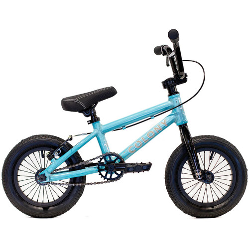 Colony Horizon 12inch Micro Freestyle Clear Teal Bmx Bike