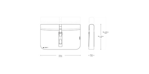 USWE Handlebar Accessory Bag Black Bikepacking Bag