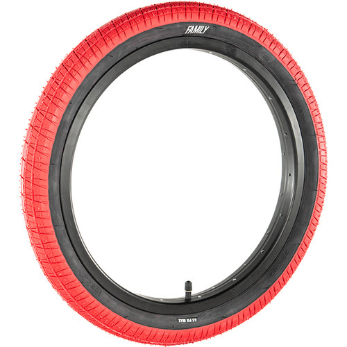 Family F603 18 X 2.2 Bmx Tyre Red/Black