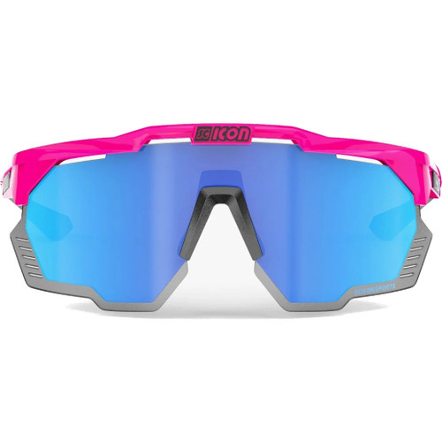 Scicon Aeroshade Kunken Pink Fluo/Multimirror Blue Sunglasses