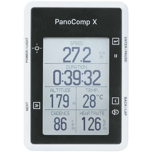 Topeak Panocomp X Wireless Computer W/ Speed & Cadence Sensor Black