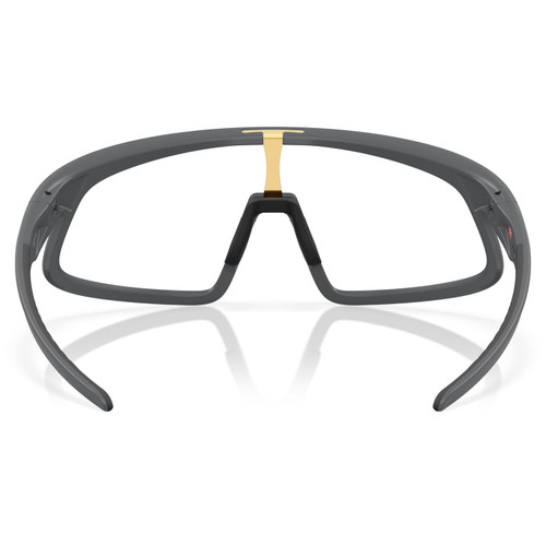 Oakley RSLV Matte Carbon W/Clear-Black Iridium Photochromic Lens