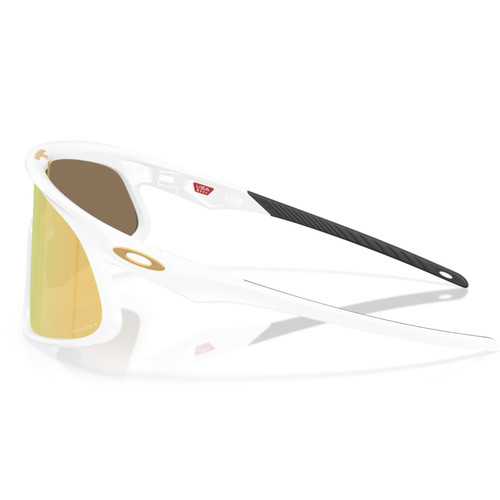 Oakley RSLV Matte White W/Prizm 24k Lens