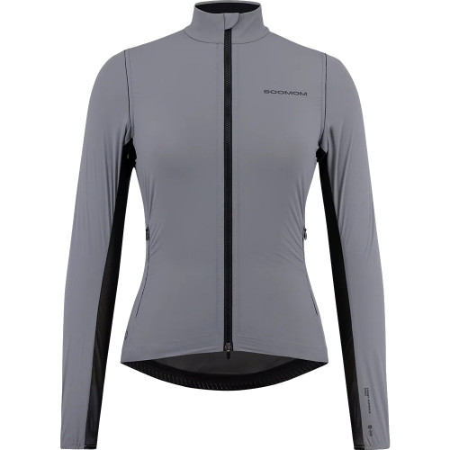 Soomom Womens All-Round Switchable Wind Jacket - Slate Gray