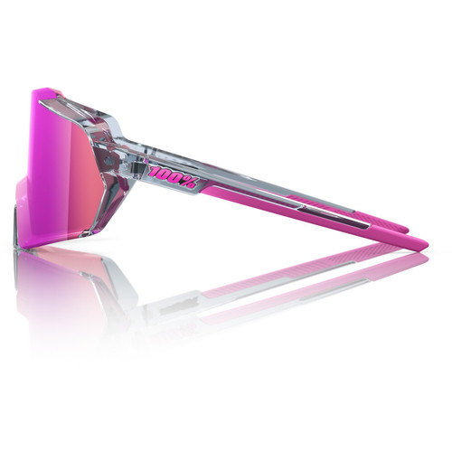 100% Korbin Polished Translucent Grey Purple Mirror