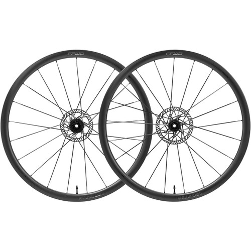 FFWD Raw 33 Carbon DB CL Wheelset Shimano Matte