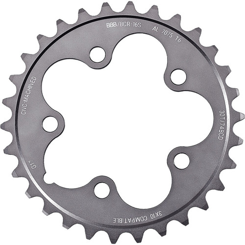 BBB BCR-16S Road Chainring Shimano 105 10spd Triple 74 BCD 30T