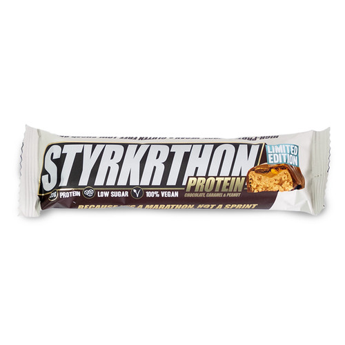 Styrkr Styrkrthon Protein Bar Chocolate Caramel & Peanut x 12 Box