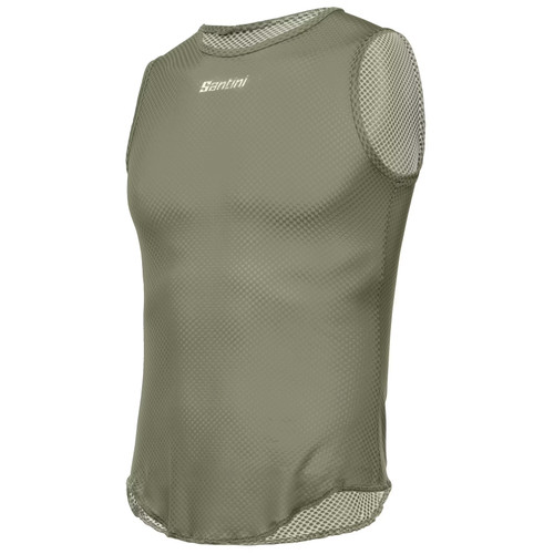 Santini Lieve Sleeveless Baselayer Army Green