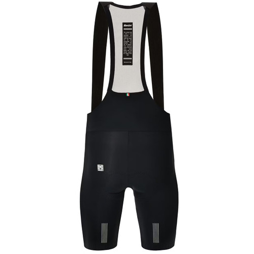 Santini Plush Bibshorts Black