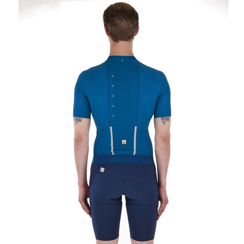 Santini Redux Speed Jersey Blue