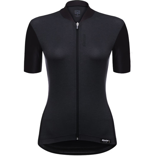 Santini Scia Womens Jersey Black