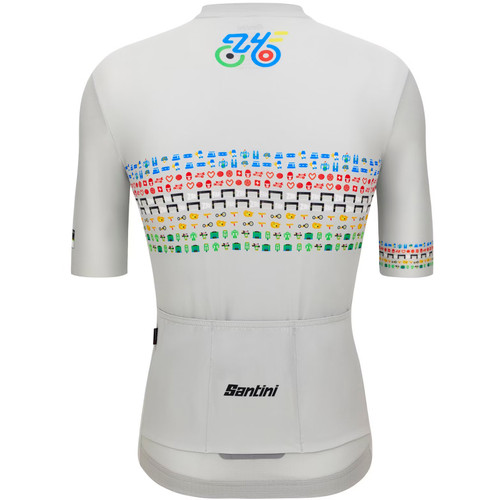 Santini UCI 2024 Zurich World Champs Jersey Cappuccino