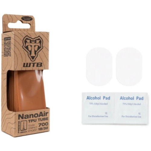 WTB NanoAir TPU Tube 700x18/32 85mm Presta Tan