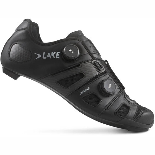Lake CX242 Road Shoe Black/Silver
