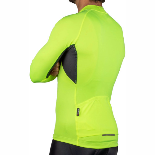 Bellwether Sol-Air UPF 40+ Long Sleeve Jersey Hi-Vis